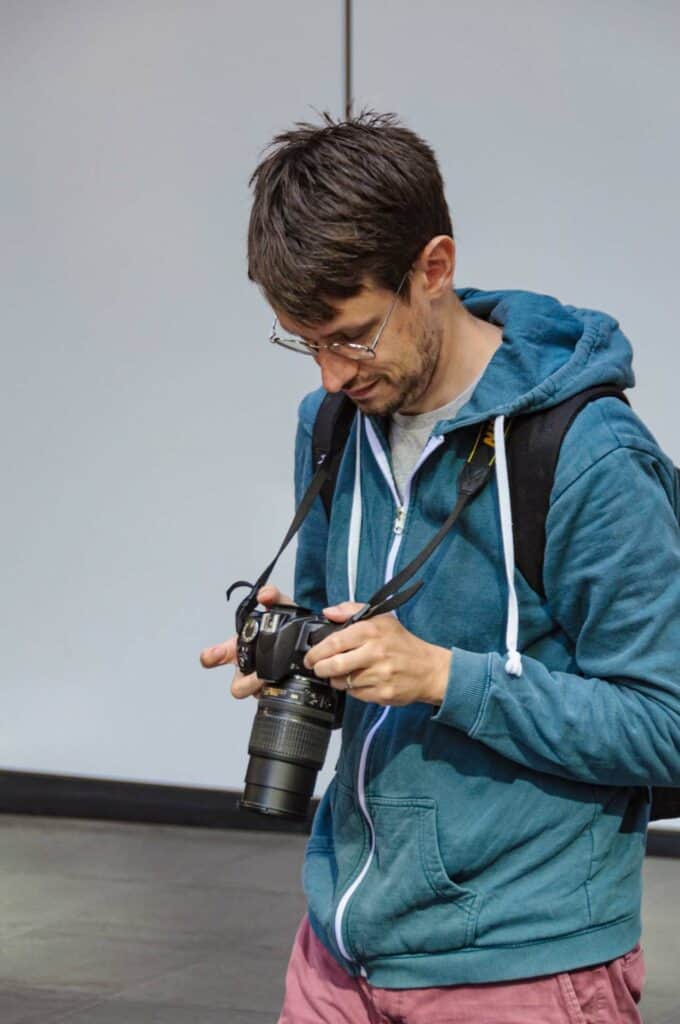 Jonathan during London Photography lessons
