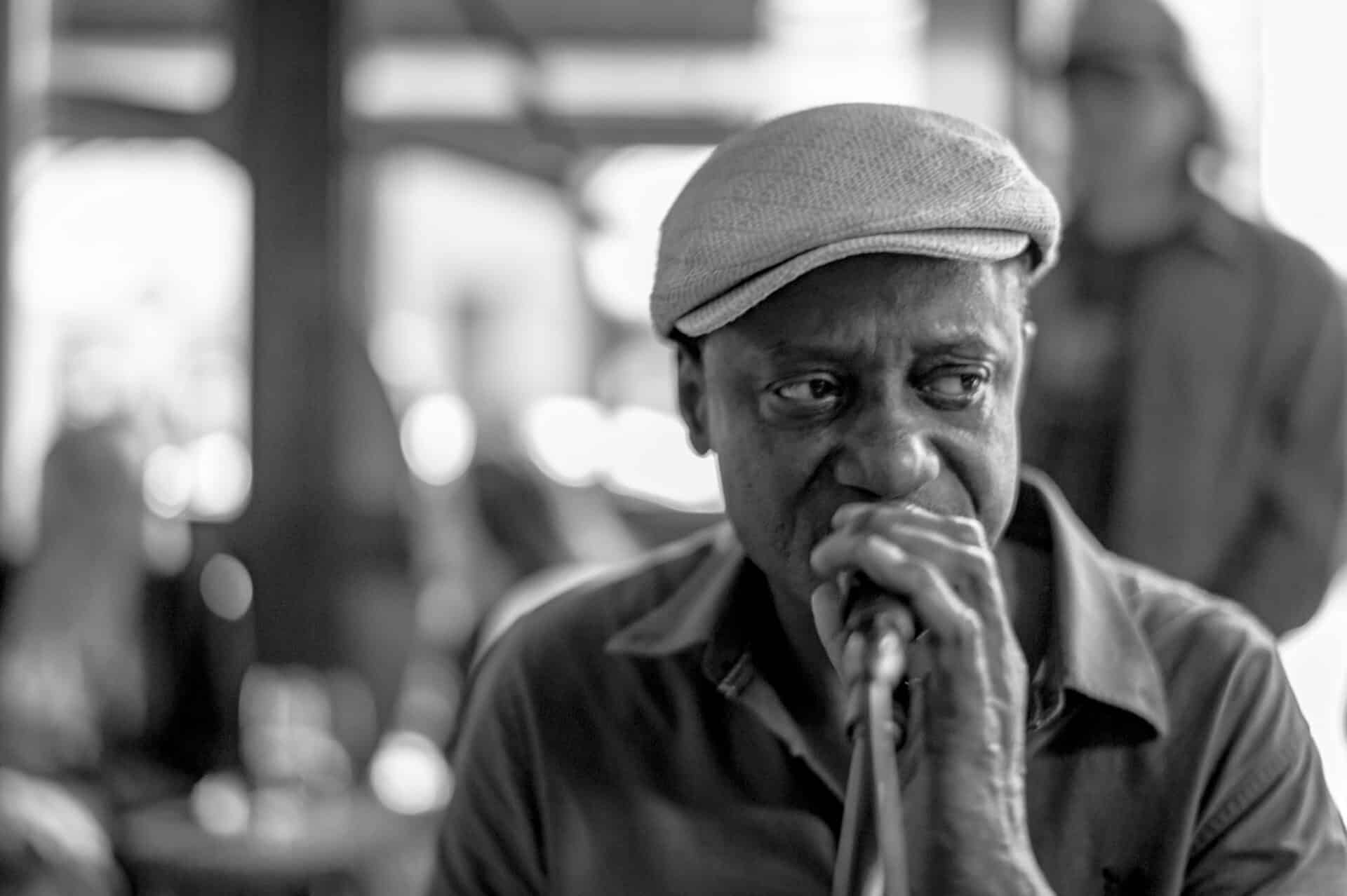 Errol Linton at Cafe Boheme Blues in Soho Bromley photographer