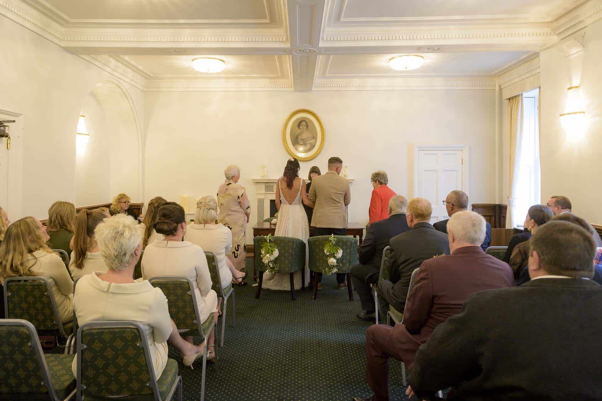 Civic centre ceremony Bromley register office wedding photographer 152206