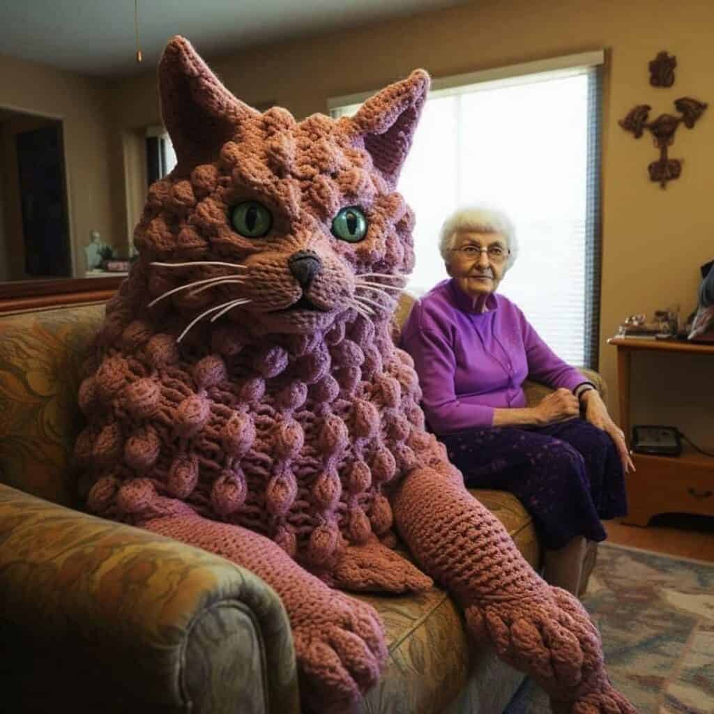 knitted cat Bromley local photographer