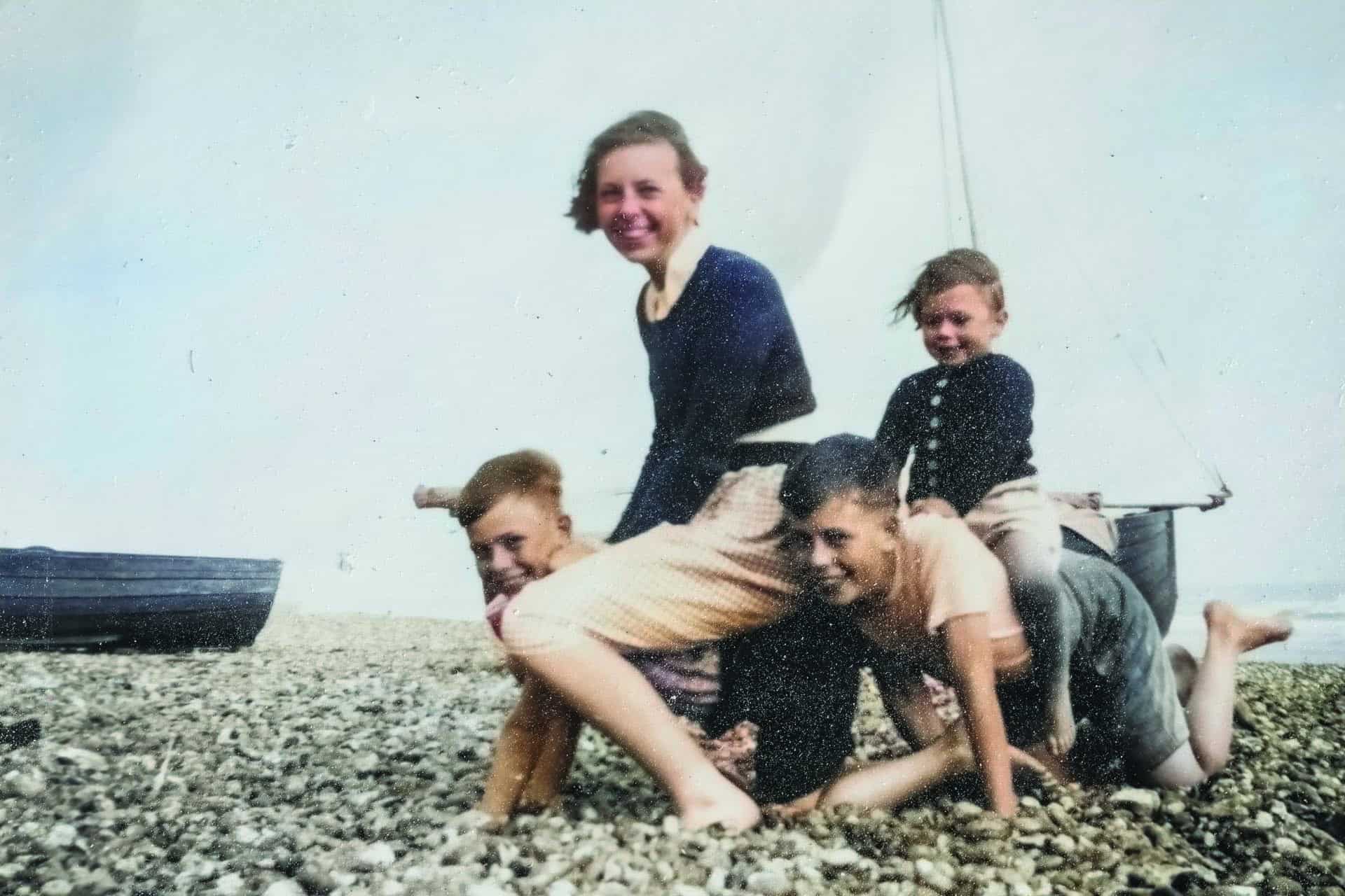 digitising old family photographs and colourising