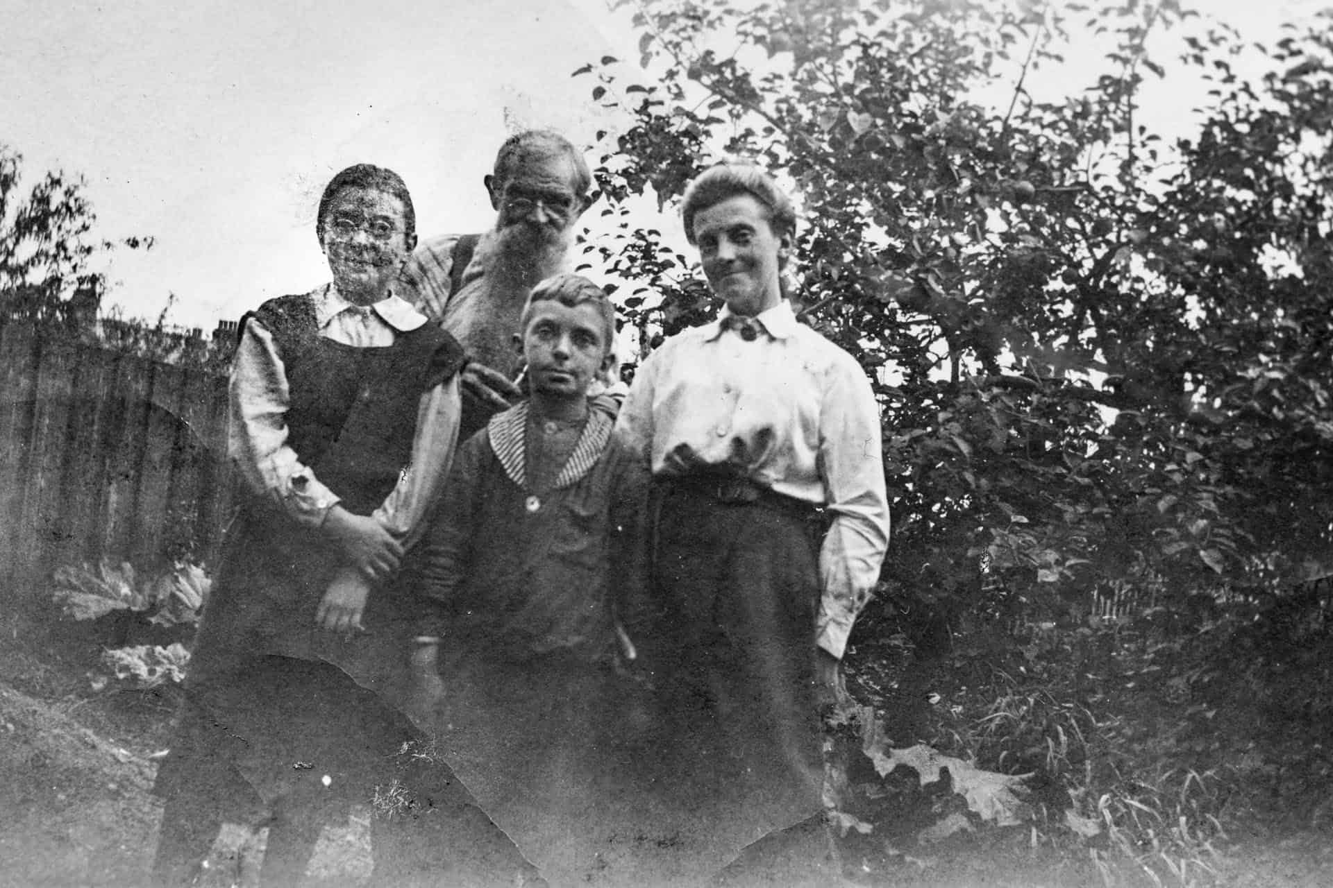 digitising old photos King family knebworth