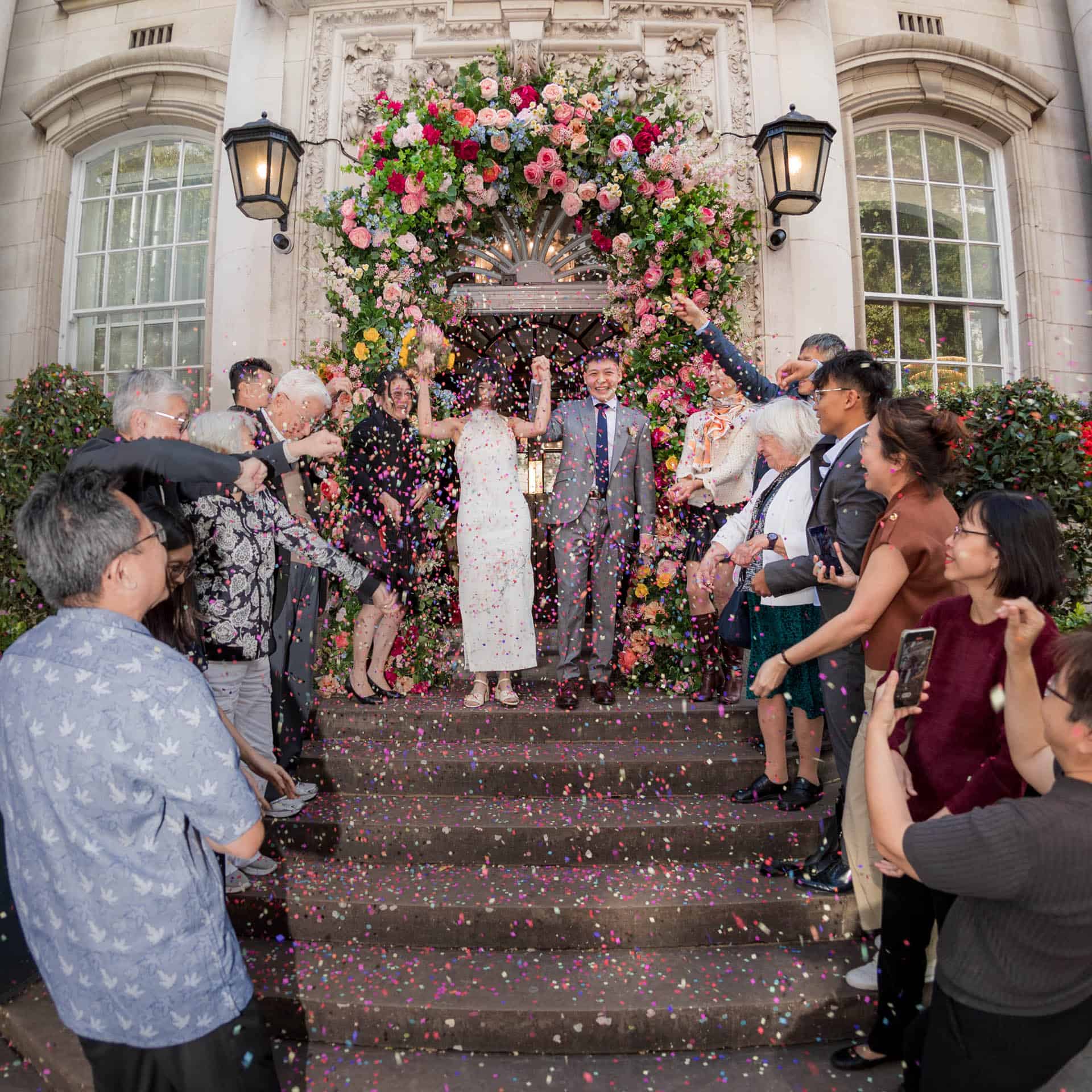 Tierney and Yan Wan Chelsea Old Town hall wedding photographer