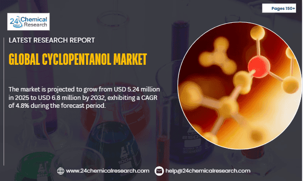 Cyclopentanol Market 2025–2032: Trends, Growth Drivers, and Key Players Shaping the Global Outlook