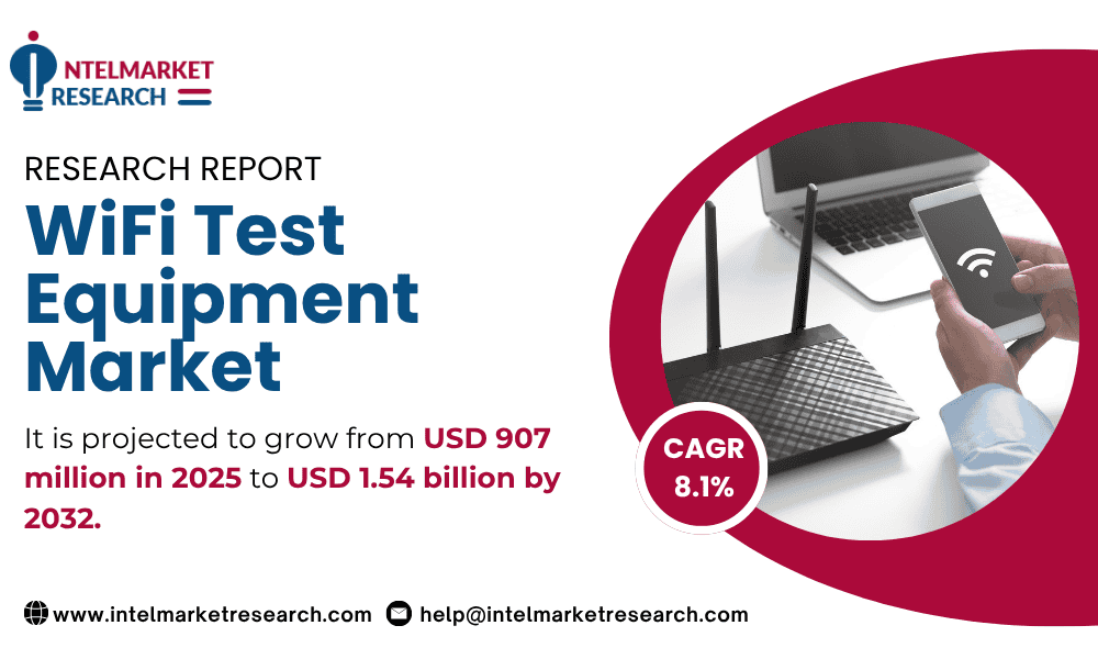 WiFi Test Equipment Market Set to Surpass USD 1.5 Billion by 2032 | Key Trends & Drivers