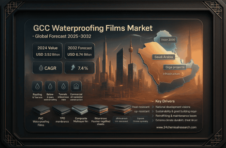 GCC Waterproofing Films market