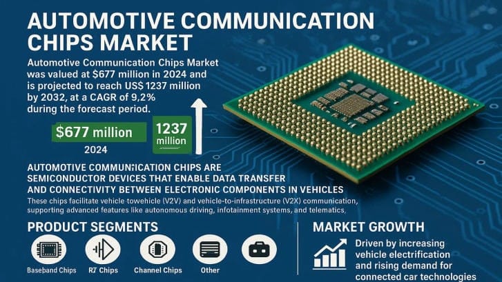 Automotive Communication Chips Market: Global Industry Trends, Technology Advancements, and Forecast 2025–2032
