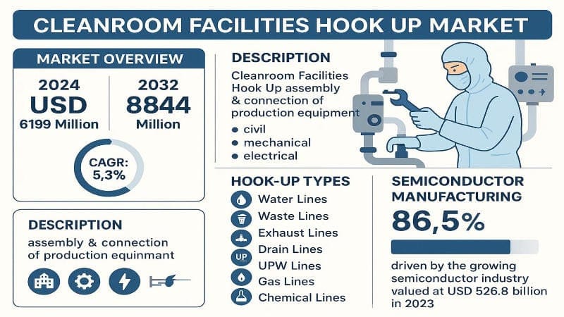 Cleanroom Facilities Hook Up Market: Global Market Size, Growth Drivers, and Forecast 2025–2032