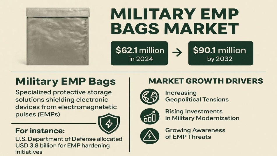 Military EMP Bags Market: Global Market Size, Growth Drivers, and Forecast 2025–2032