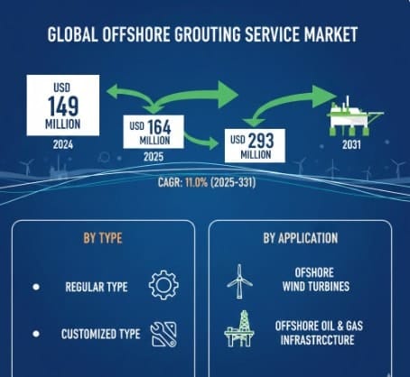 Offshore Grouting Service Market Demand Growth Assessment with 11.0% CAGR, 2026–2032