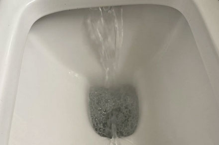 constantly running cistern