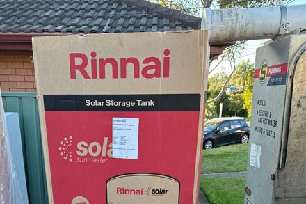 Brand new solar hot water storage tank