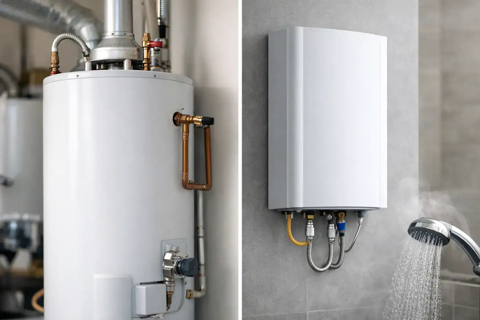 Storage vs Continuous Flow Hot Water