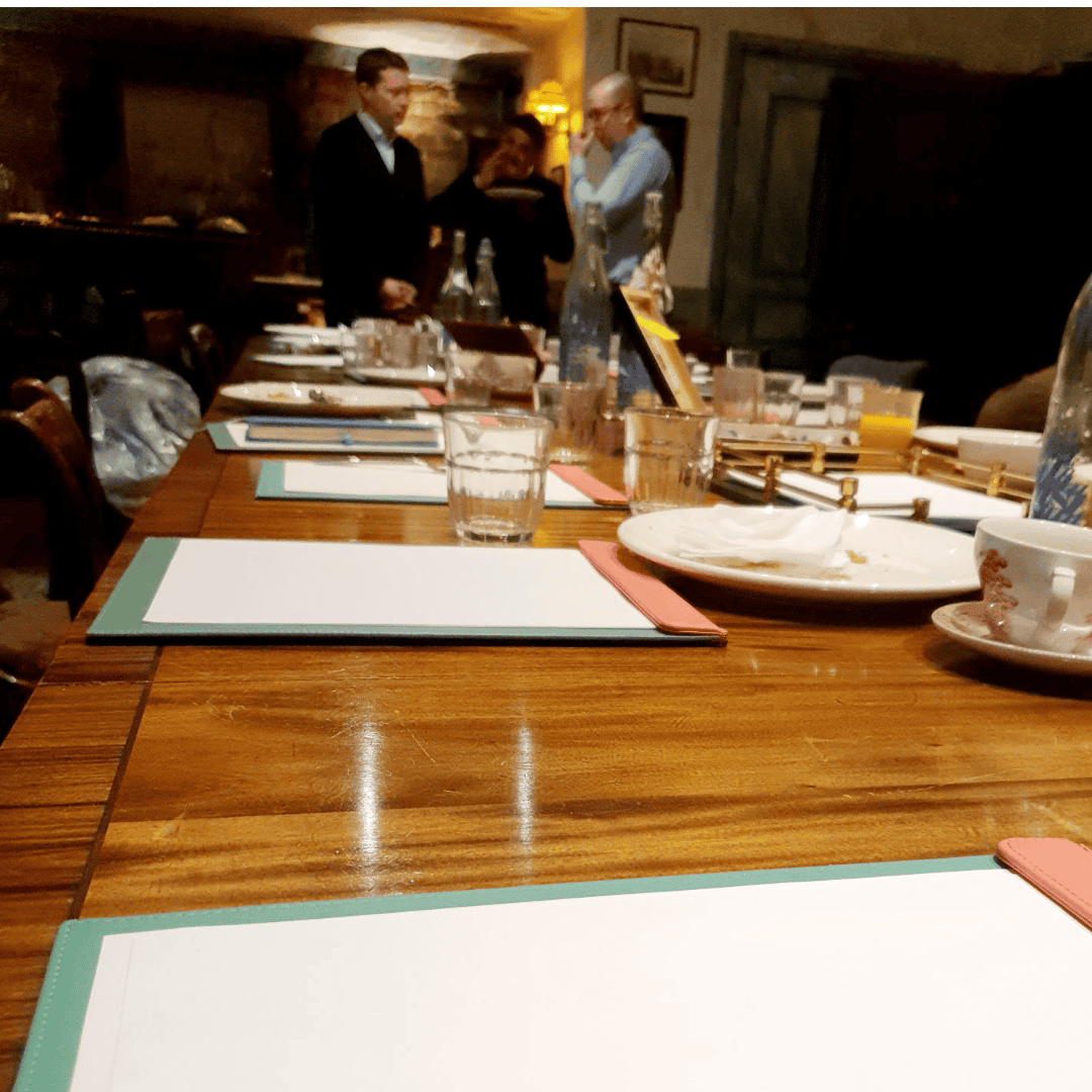 Data Centric conversation and networking at the end of our data roundtable event