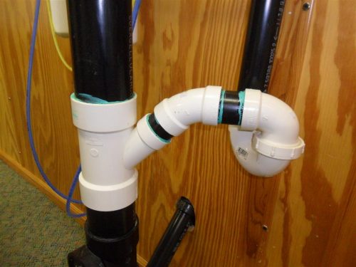 ABS cemented to PVC