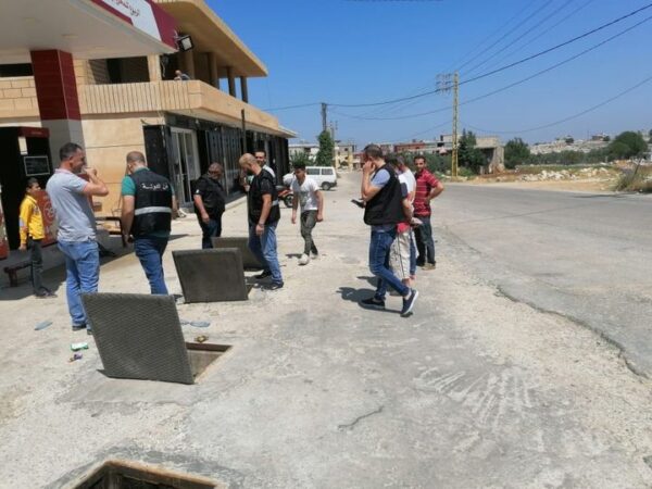 بالصورة: دورية لجهاز أمن الدولة جالت على محطات المحروقات في الضنية