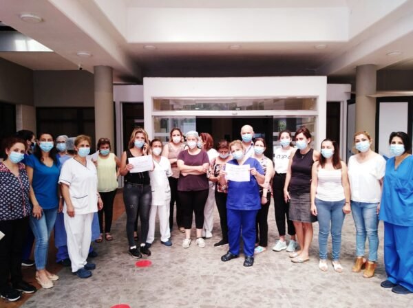 اعتصام لموظفي مستشفى البوار ومطالبة بتطبيق مرسوم سلسلة الرتب والرواتب