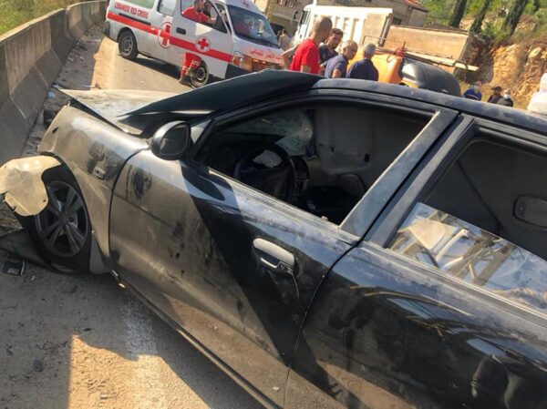 بالصورة: جريحة في حادث سير في بخعون ـ الضنية 3 بالصورة: جريحة في حادث سير في بخعون ـ الضنية