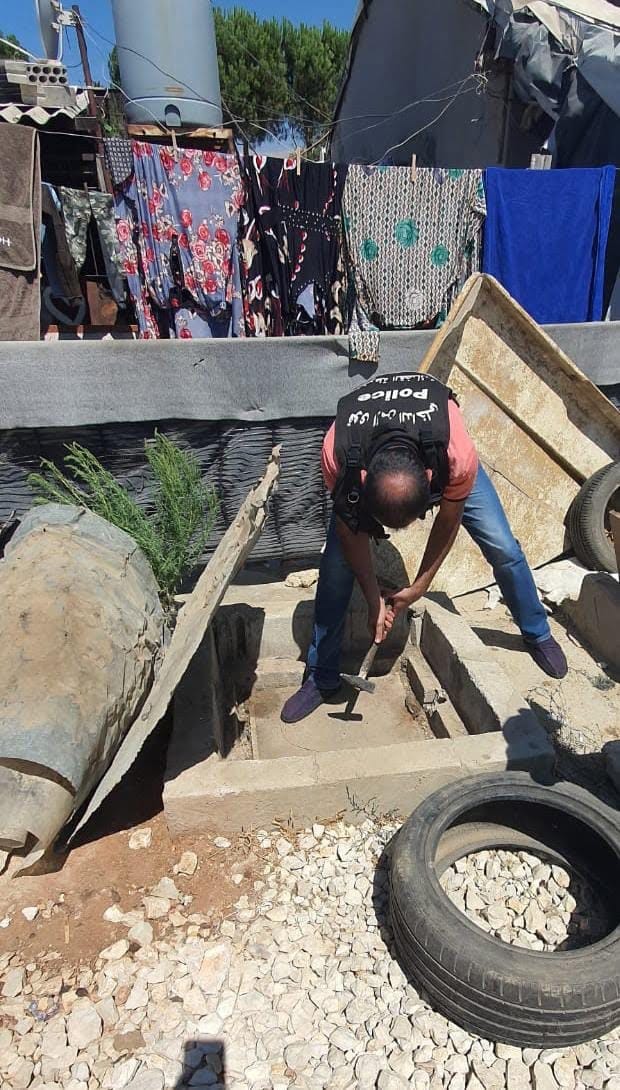 بالصور: ضبط 100 الف ليتر مازوت داخل مستودع في المدينة الصناعية زحلة