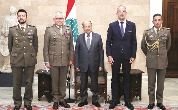 مسؤول عسكري أوروبي يؤكد لعون الاستعداد لدعم الجيش اللبناني 1 مسؤول عسكري أوروبي يؤكد لعون الاستعداد لدعم الجيش اللبناني
