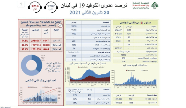 وزارة الصحة: 10 حالات وفاة... ماذا عن الاصابات؟