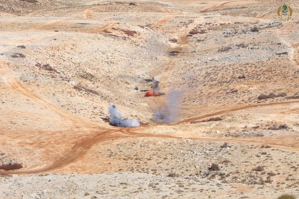 بالصور: رماية لعناصر من لواء المشاة التاسع في جرد العاقورة - جبل المنيطرة
