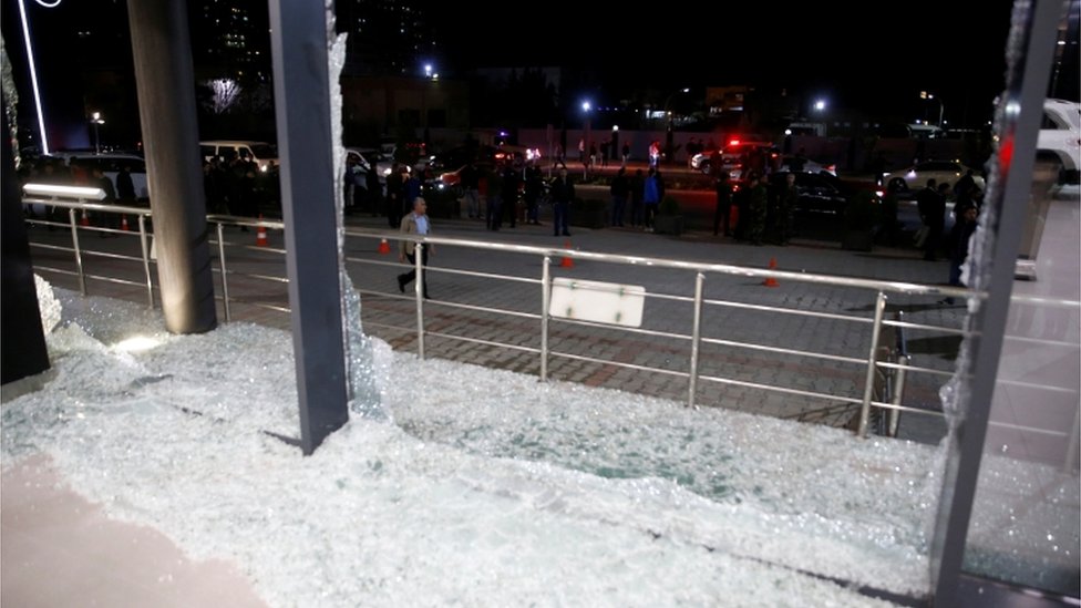 12 “صاروخا باليستيا” تستهدف القنصلية الأمريكية في أربيل وواشنطن تقول إنها أطلقت من إيران