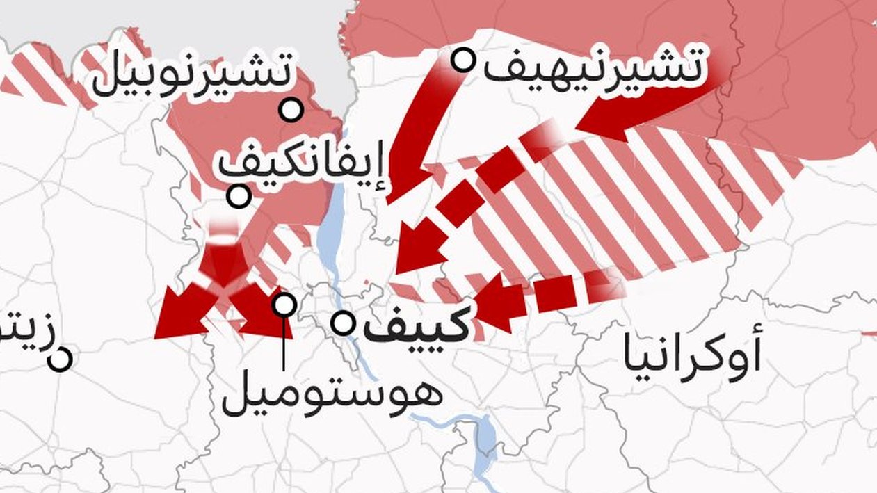 روسيا وأوكرانيا: بالخرائط آخر المستجدات على الأرض بعد 12 يوما من القتال
