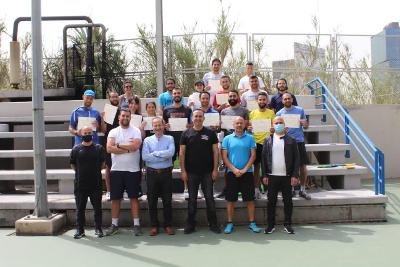 اتحاد التنس نظّم دورة دراسة مدربين لتدريب اللاعبين المبتدئين