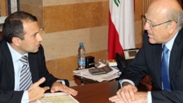 معارضة باسيل لعودة ميقاتي الذي يرفض مشاركة رئيس التيار في الحكومة العتيدة