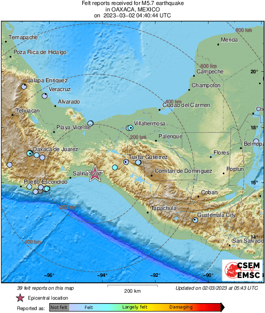 زلزال كبير يضرب المكسيك.. «اثنين في ليلة واحدة»