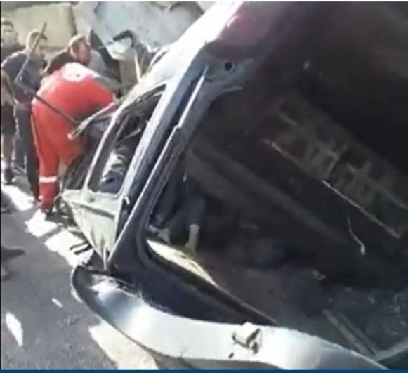 بالفيديو: حادث سير كبير على طريق الناعمة.. وسقوط جــرحى!