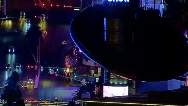 Two men shot near Strip, police looking for shooter