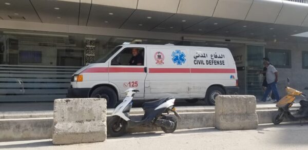 جريح جراء إنزلاق دراجة نارية عند مفترق معركة