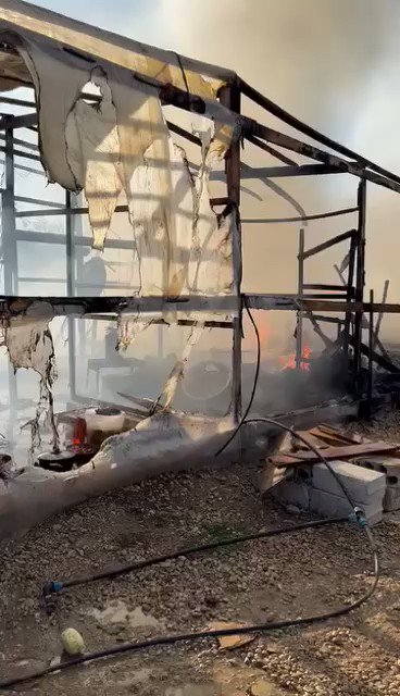 بالفيديو: حريق التهم خيم النازحين في بحنين - المنية