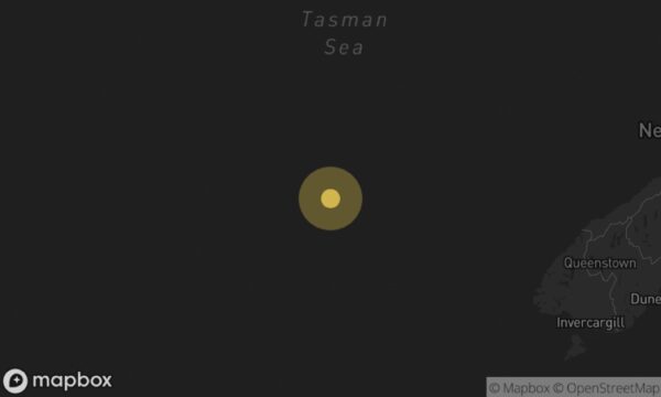 A 4.3 magnitude earthquake occured at southeast of Australia