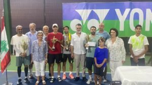 بالصور.. اختتام دورة نادي الصفرا مارين بالتنس: لقب الرجال لشكيبان والقدامى لنسناس