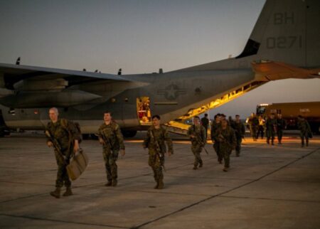 PHOTO: US Military Troops Arrive at Naval Station Guantanamo Bay