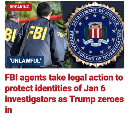 Agents sue FBI, DOJ amid fears of retaliation over work on Jan. 6 cases