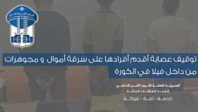 توقيف ٣ سوريين سرقوا فيلّا في ددة – الكورة وضبط معهم 300 ألف دولار ومجوهرات