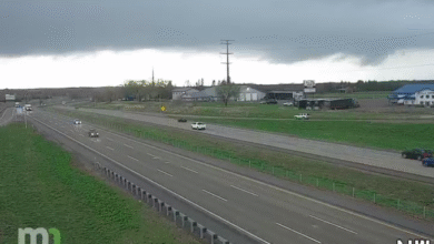Possible Wall Cloud Spotted Near Clearwater, MN