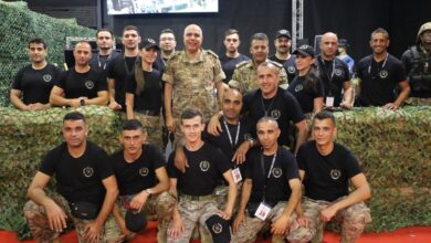 الجيش اللبناني يشارك بفاعلية في مهرجان بيروت الرياضي