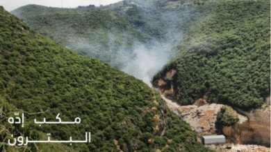كارثة بيئية في البترون.. مكب إدّه يحترق منذ 4 أيام والمدارس تقفل أبوابها