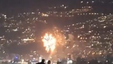 فيديو: أصوات انفجارات تثير الهلع في بيروت.. اليكم السبب