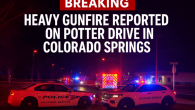 VIDEO: Heavy Gunfire Reported on Potter Drive in Colorado Springs