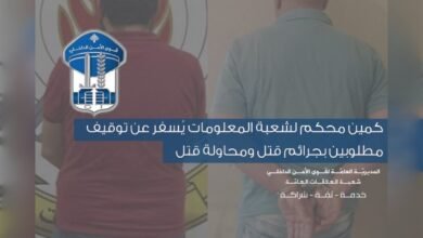 كمين مُحكم لشعبة المعلومات يُسفر عن توقيف مطلوبين بجرائم قتل ومحاولة قتل