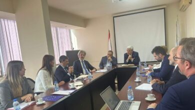 وزير الصناعة يلتقي وفد الاتحاد الأوروبي لتعزيز دور القطاع الخاص اللبناني