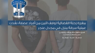 توقيف سوريَّين من أفراد عصابة سرقة في مجدل عنجر بعد سرقة منزل بمفتاح مسروق