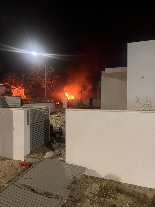 Photos: Scenes of massive destruction after a missile fell on Haifa