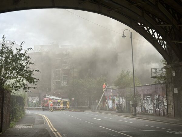 Huge Fire in Historic Mill Sparks Evacuation of City Centre Apartments in Manchester 1 Huge Fire in Historic Mill Sparks Evacuation of City Centre Apartments in Manchester